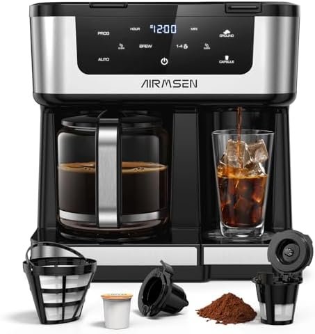 Discover the Ultimate Coffee Experience with the AIRMSEN 12-Cup Programmable Dual Coffee Maker