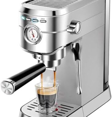 CASABREWS CM5418 Compact Espresso Machine with Milk Frothing Steam Wand
